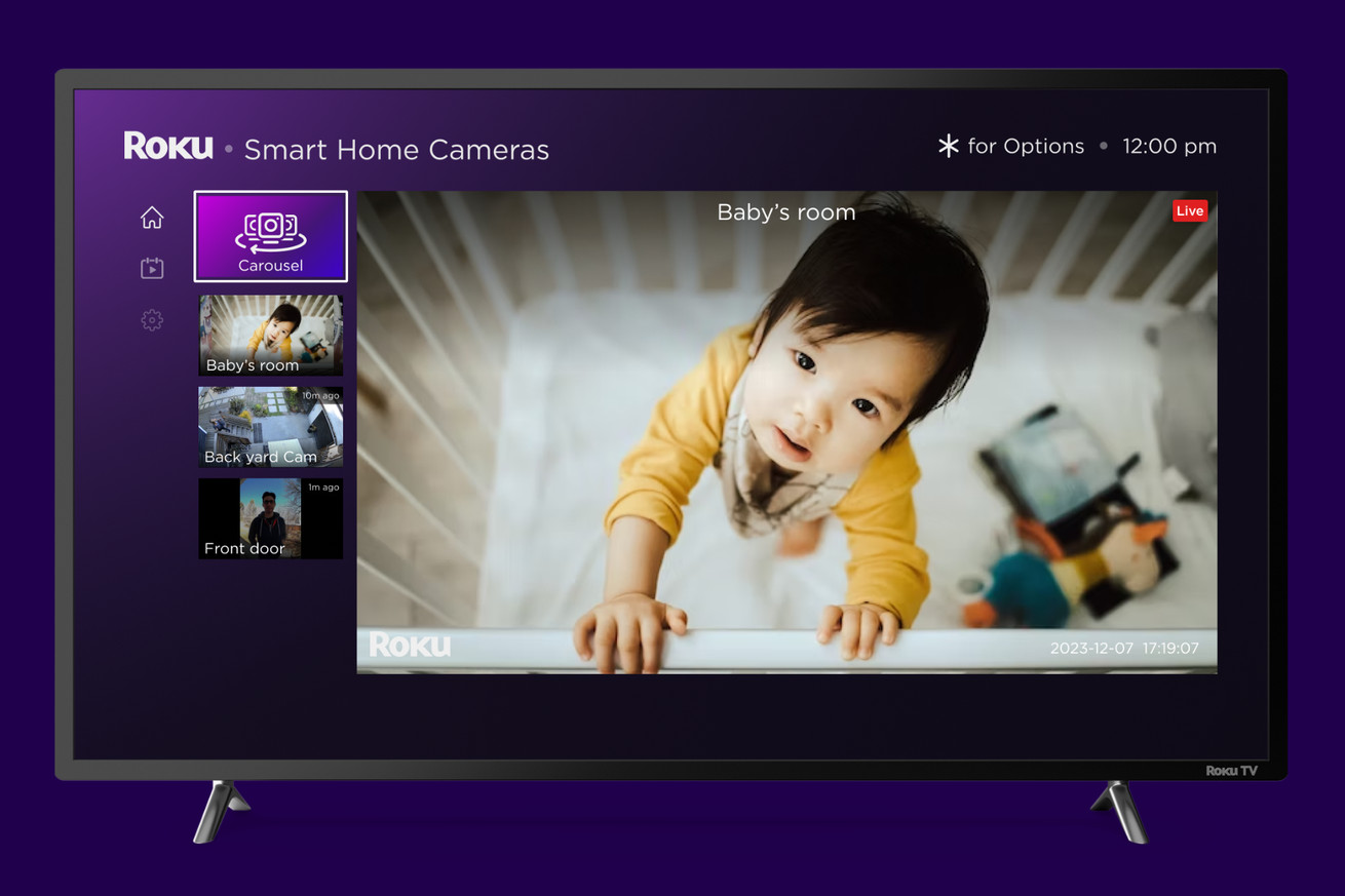 Roku’s rotating security camera feed puts a surveillance center in your TV