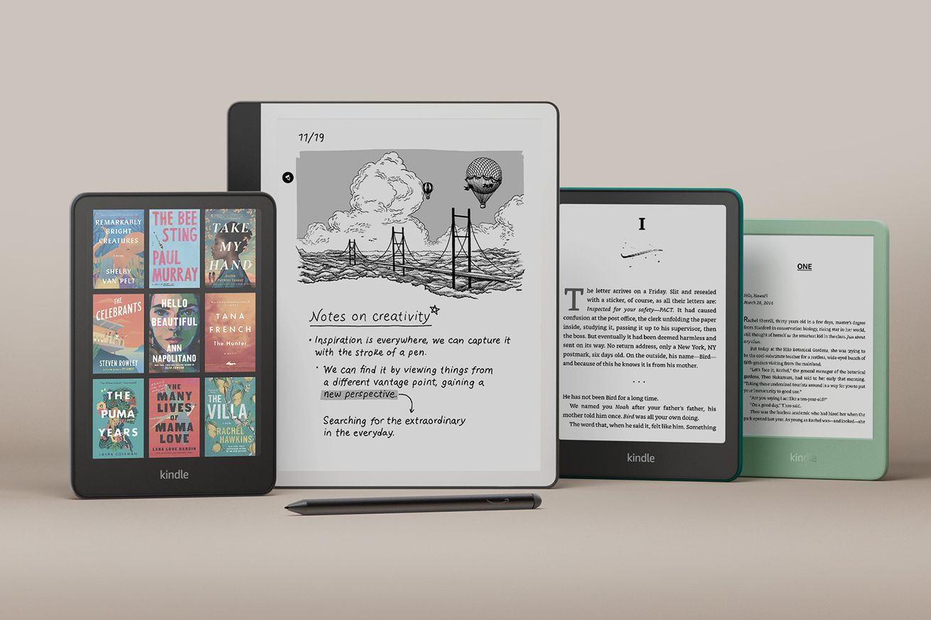 Amazon’s new Kindle family includes the first color Kindle