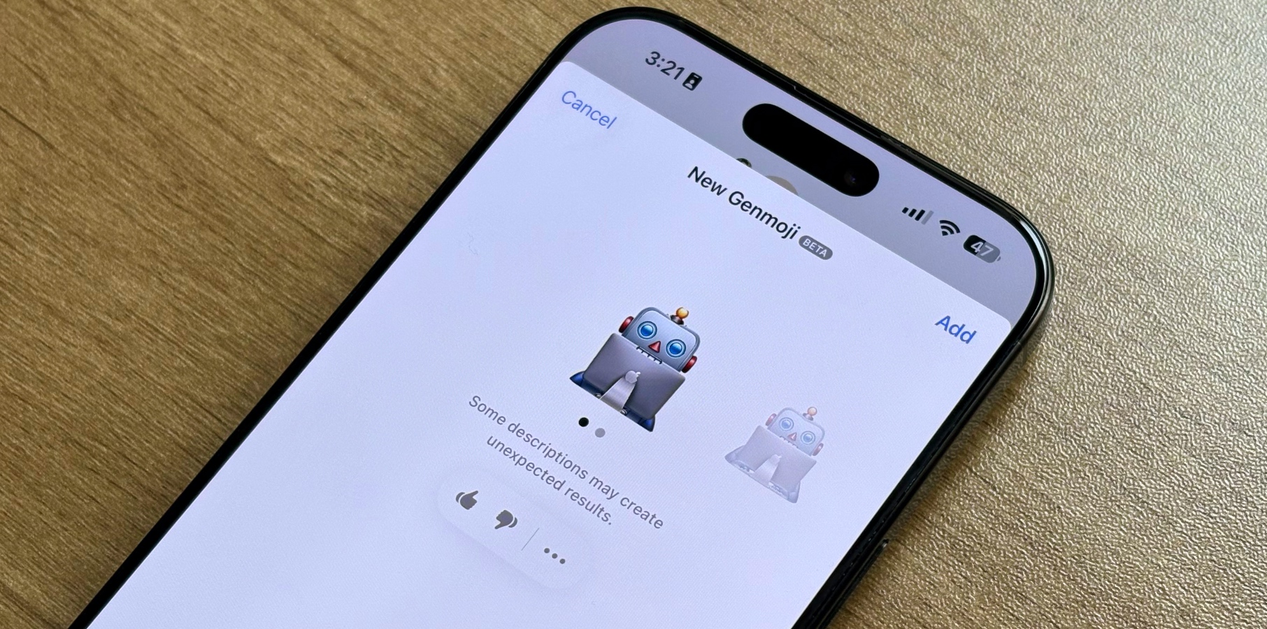 Here’s how Genmoji works in iOS 18