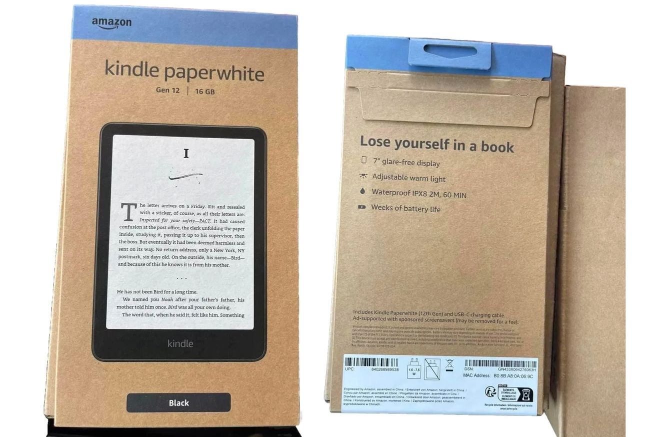 A new leak reveals a larger screen for the 12th-gen Amazon Kindle Paperwhite