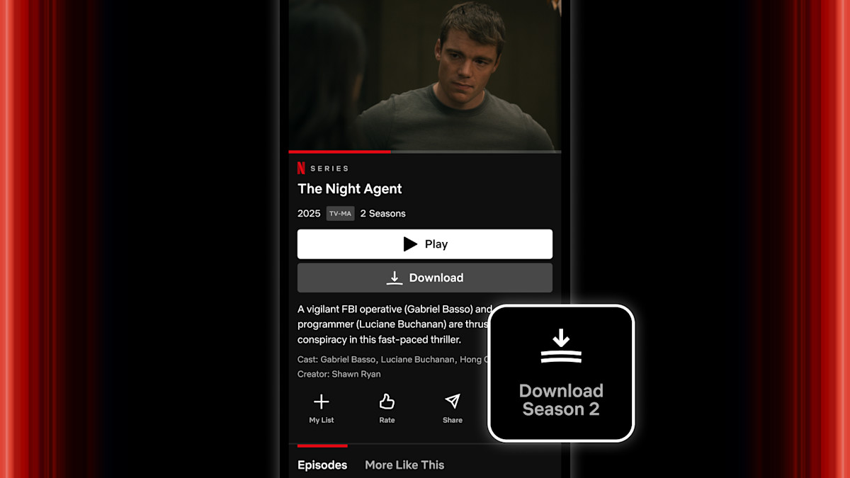 Netflix now lets you download full seasons with a single tap on iOS